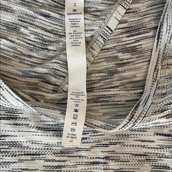 lululemon Open Back Top - Picture 2 of 4